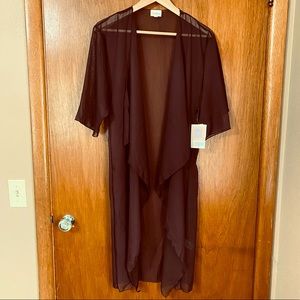 NWT Lularoe Shirley cover up small